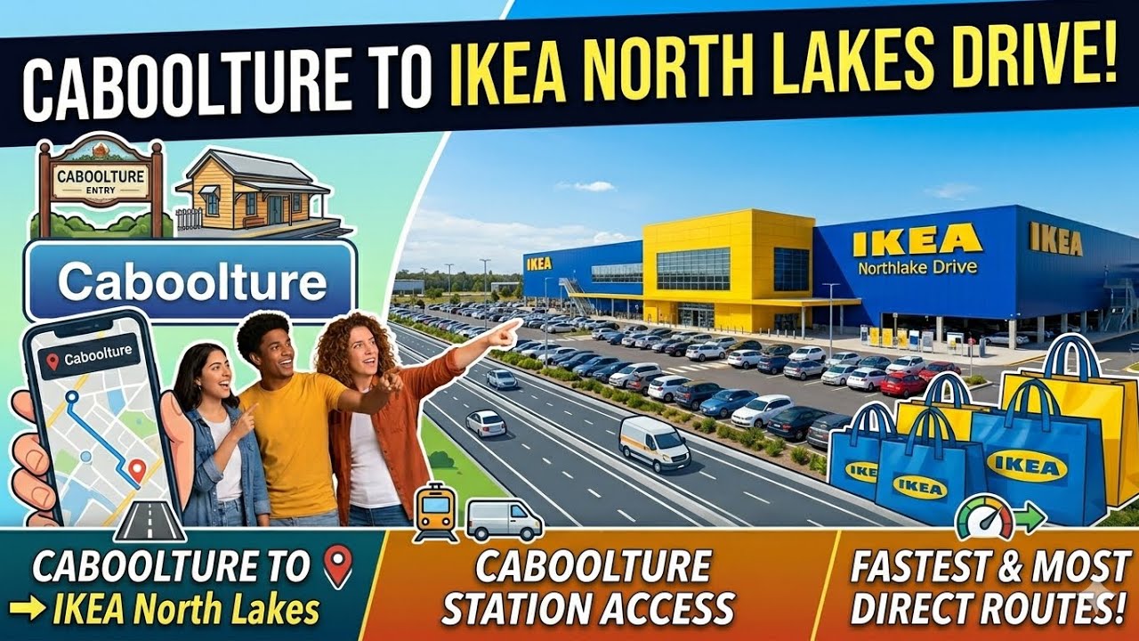 Caboolture to IKEA North Lakes Drive | Scenic Brisbane Suburbs Road Trip #caboolture #ikea