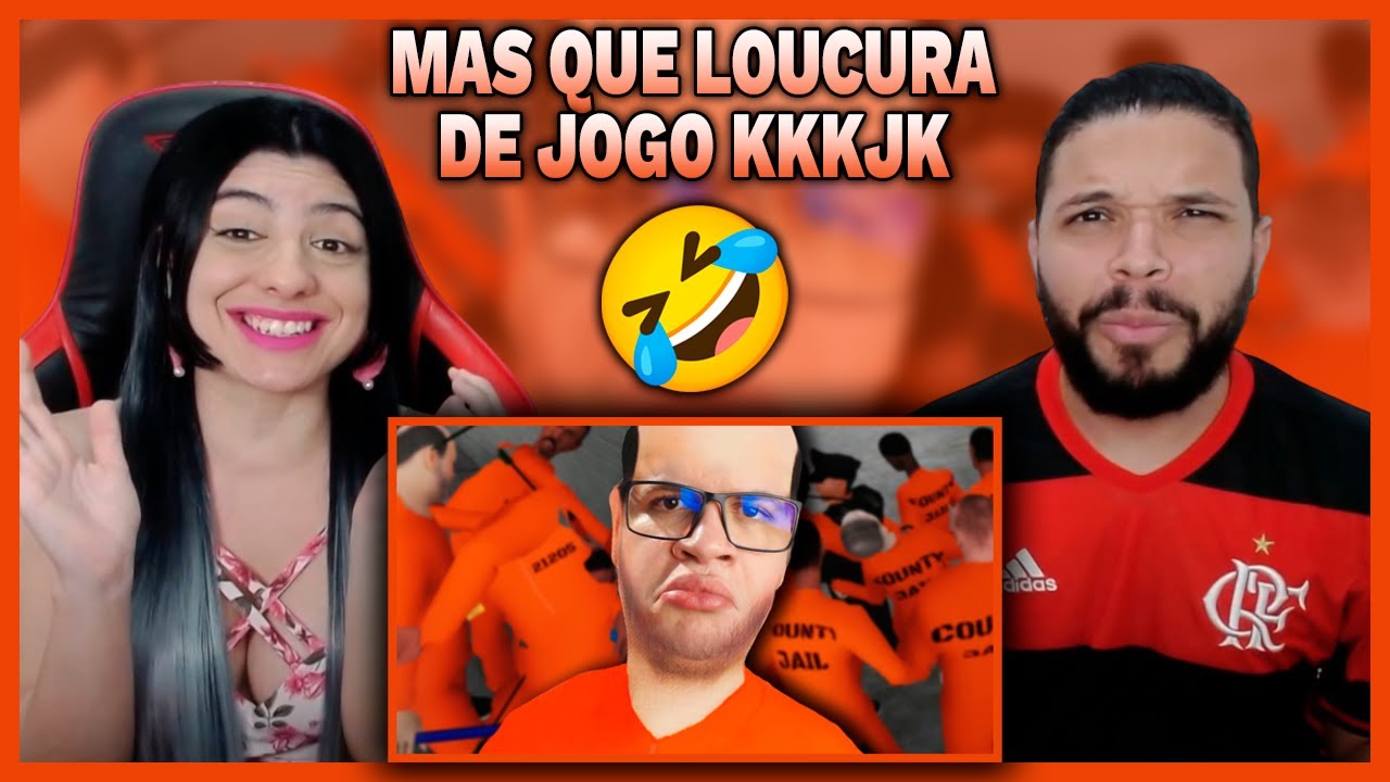 (Games EduUu) FUGA ESTRANHA DA PRISÃO! - Jailbreak Simulator (REACT)