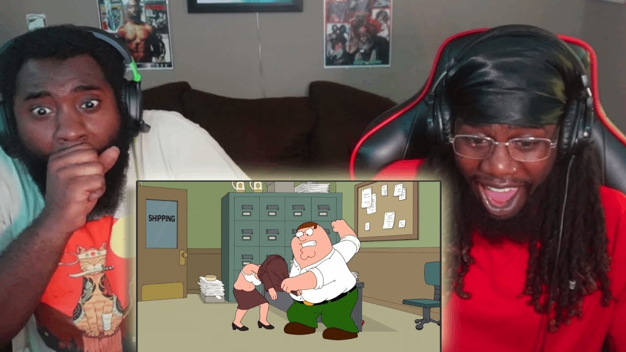 Питер избивает людей — подборка «Гриффинов» | SmokeCounty JK Reaction