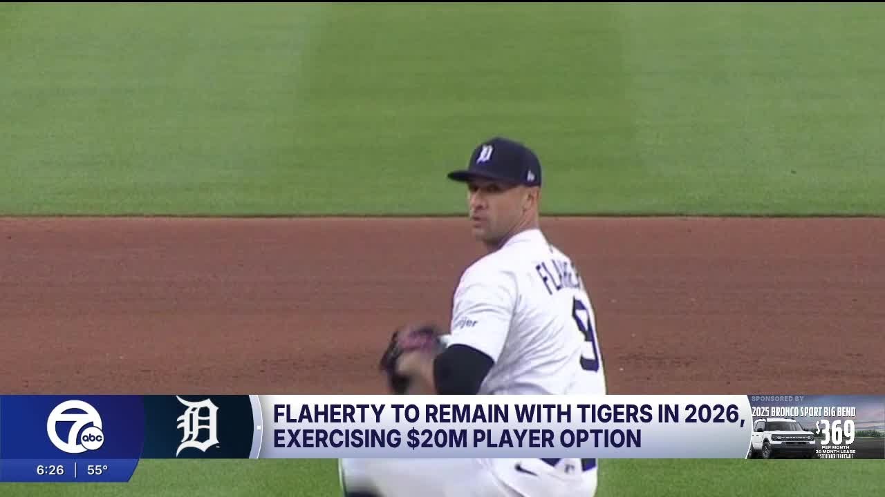 Jack Flaherty picks up $20M option to stay with Tigers