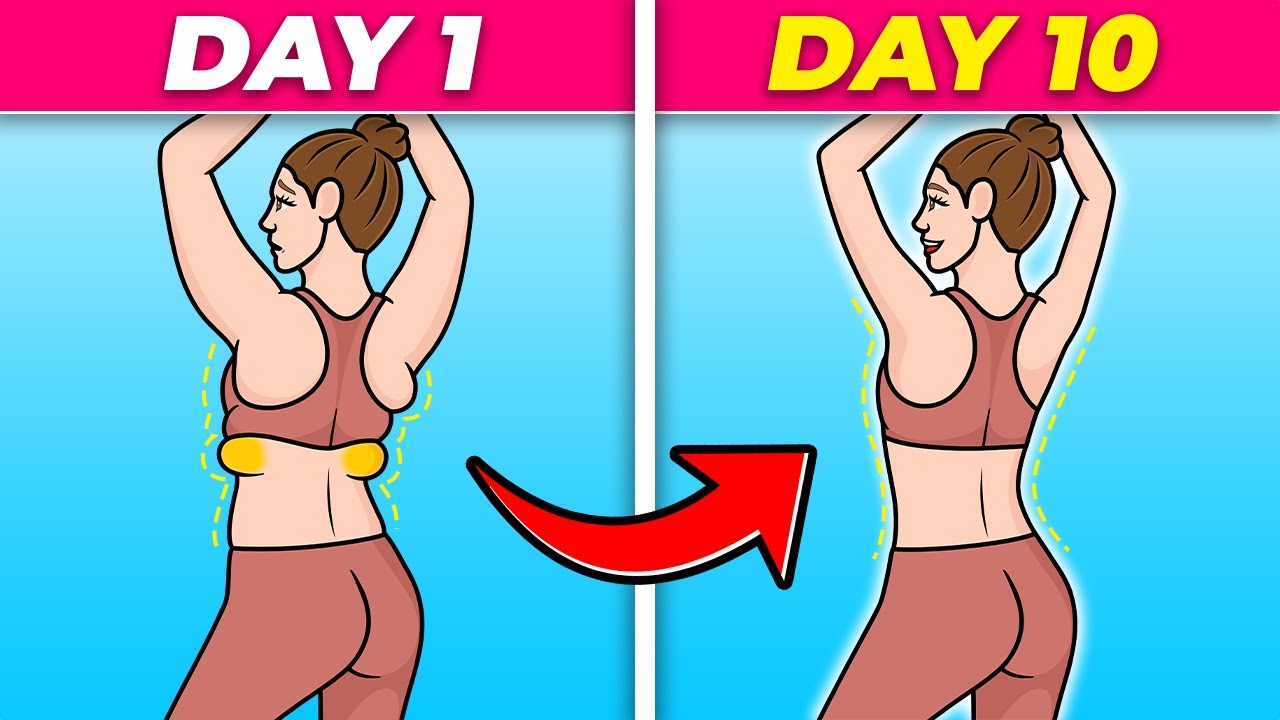 Melt BACK & ARM FAT in 10 DAYS | Armpit Fat
