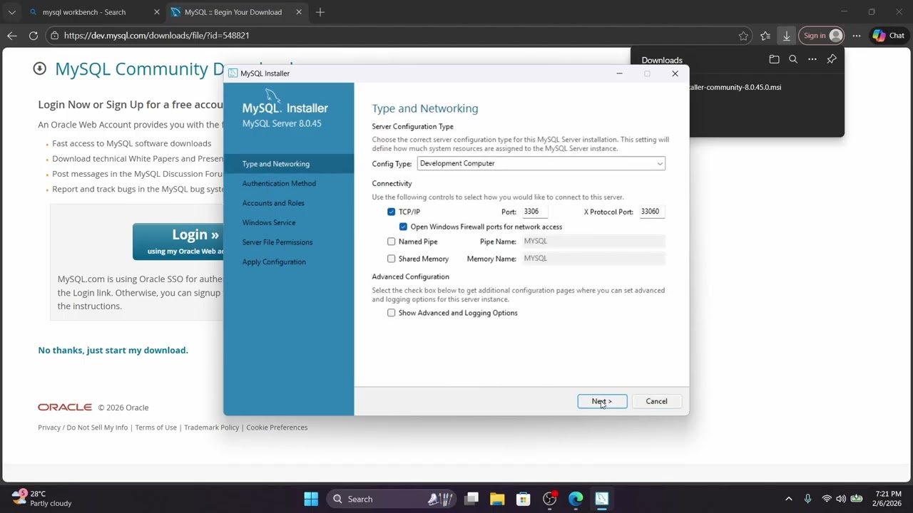 How to install MySql workbech in windows 11 #sql #mysql  #database