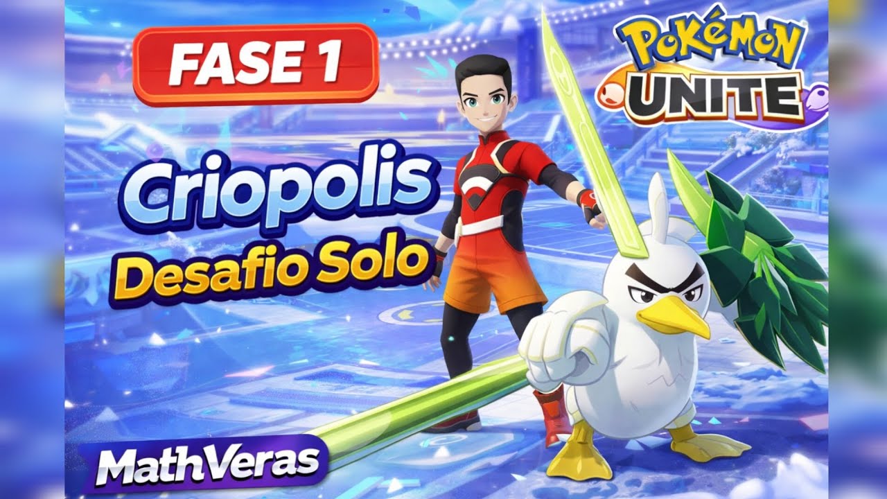 Fase 1 - Criopolis | Sirfetch’d no Desafio Solo – Pokémon Unite