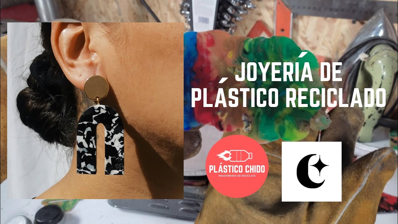 ♻️🌈Cómo hacer joyería de plástico reciclado 🌜❤️
