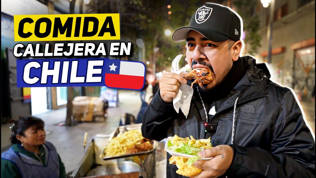 COMIDA CALLEJERA en CHILE 🇨🇱 No es lo que Parece