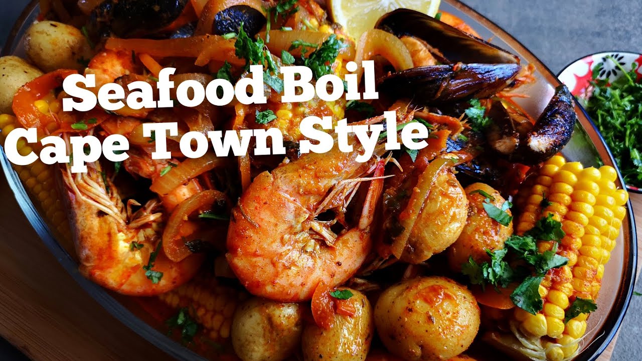 Морепродукты, отваренные в кейптаунском стиле. Ещё один пункт в моём списке желаний. @Bloveslife