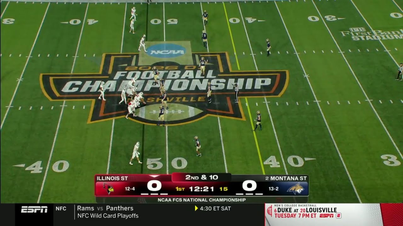 2026 NCAA FCS Championship Final - Illinois State Vs Montana State