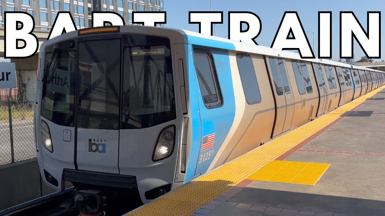 BART Subway Ride: San Francisco to Oakland