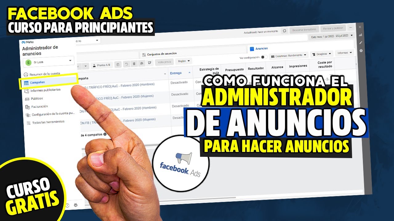 ADMINISTRADOR DE ANUNCIOS DE FACEBOOK [Guia para principiantes]🔥 facebook ads tutorial