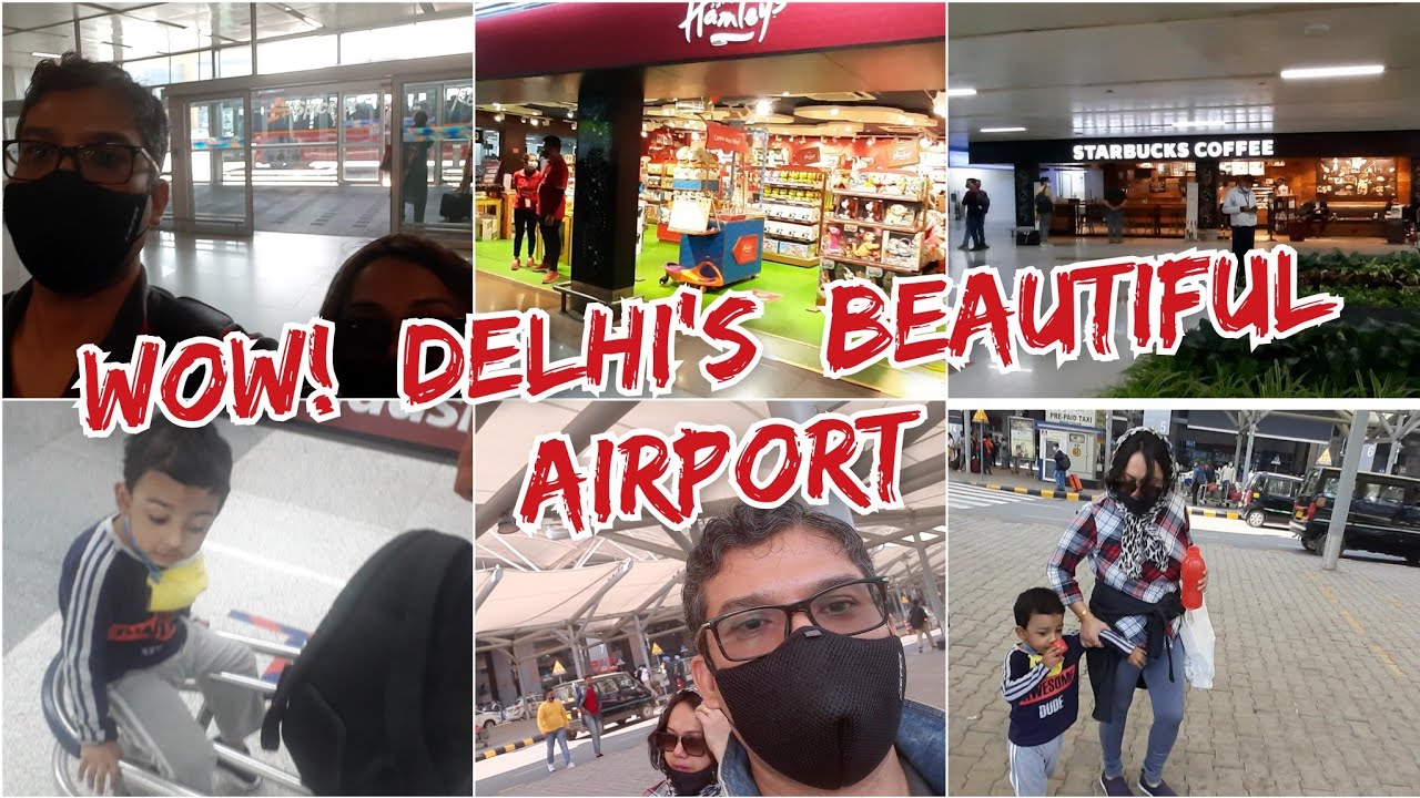 How was the Landing at Delhi Airport??? How is the view inside the IGI Delhi Airport??? [Ep - 5]