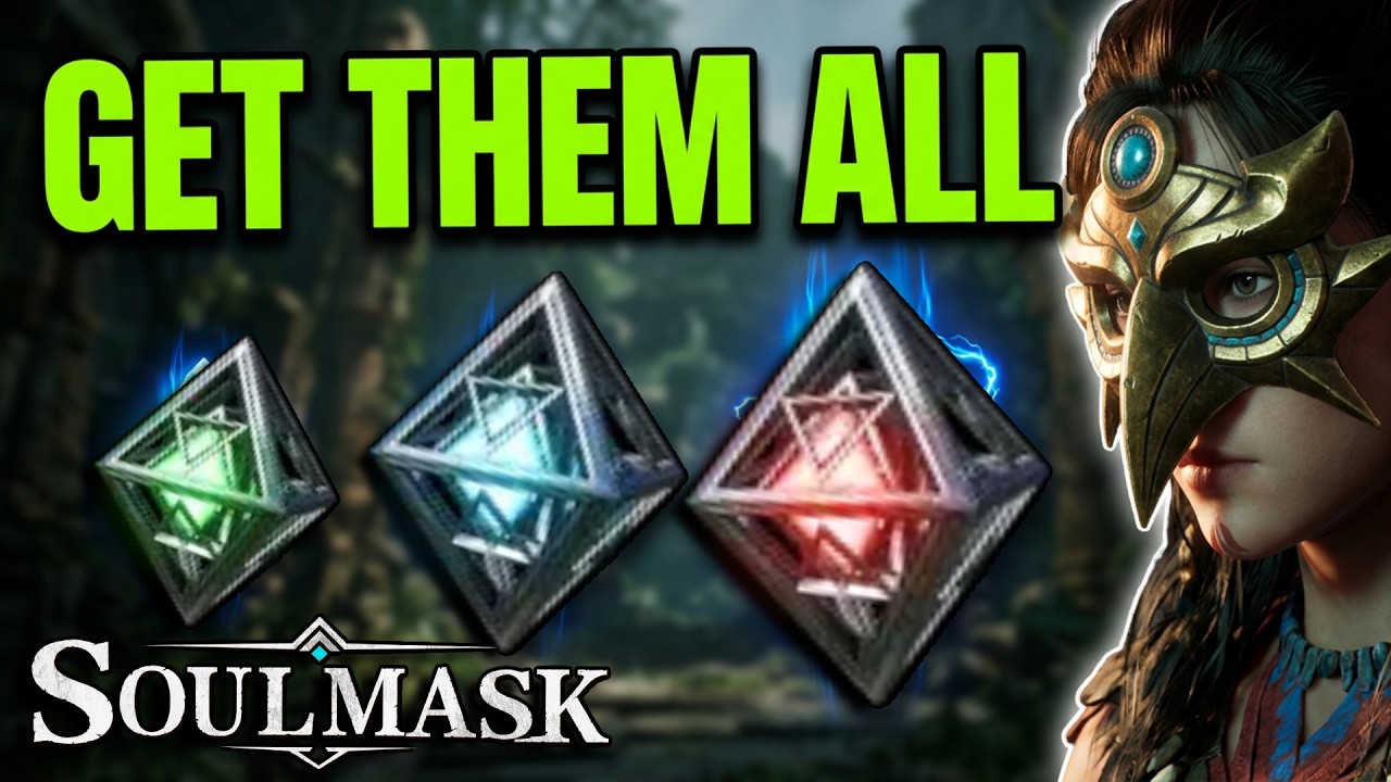 How to Get ALL Power Crystals for Your Airship in Soulmask! ⚡ Small, Medium & Large