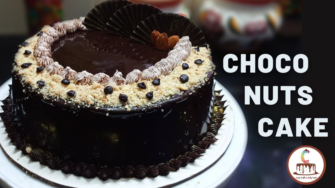 Perfect Choco Nuts Cake | Choco Nut Cake | Choco Nutty Cake recipe (Without Oven)