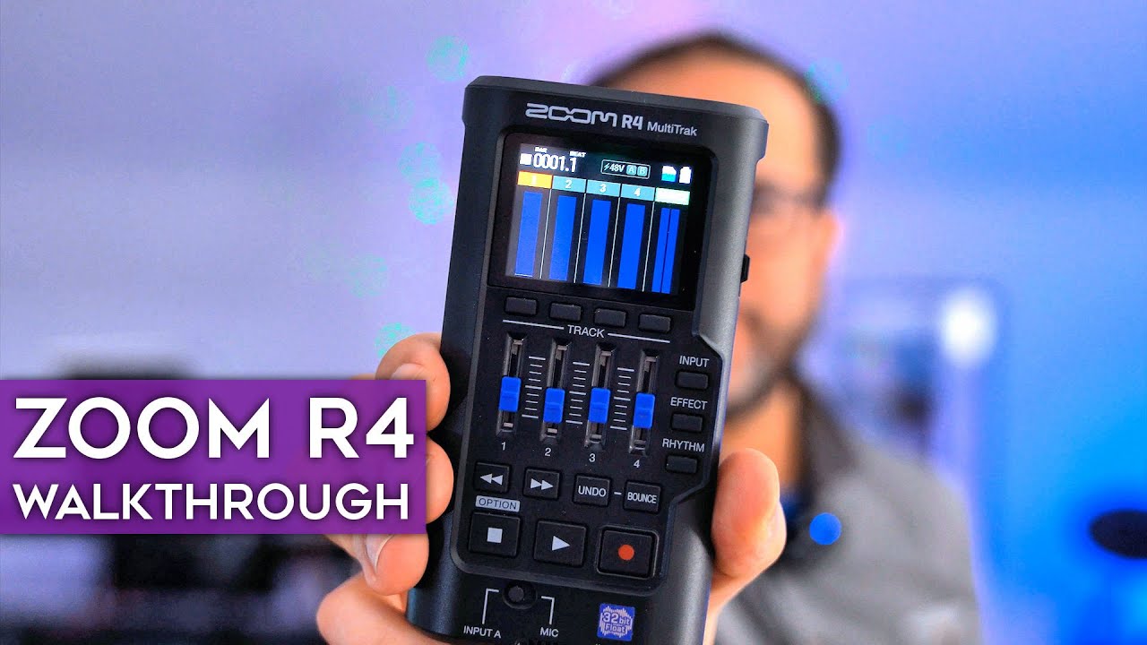 ZOOM R4  multitrack recorder walkthrough