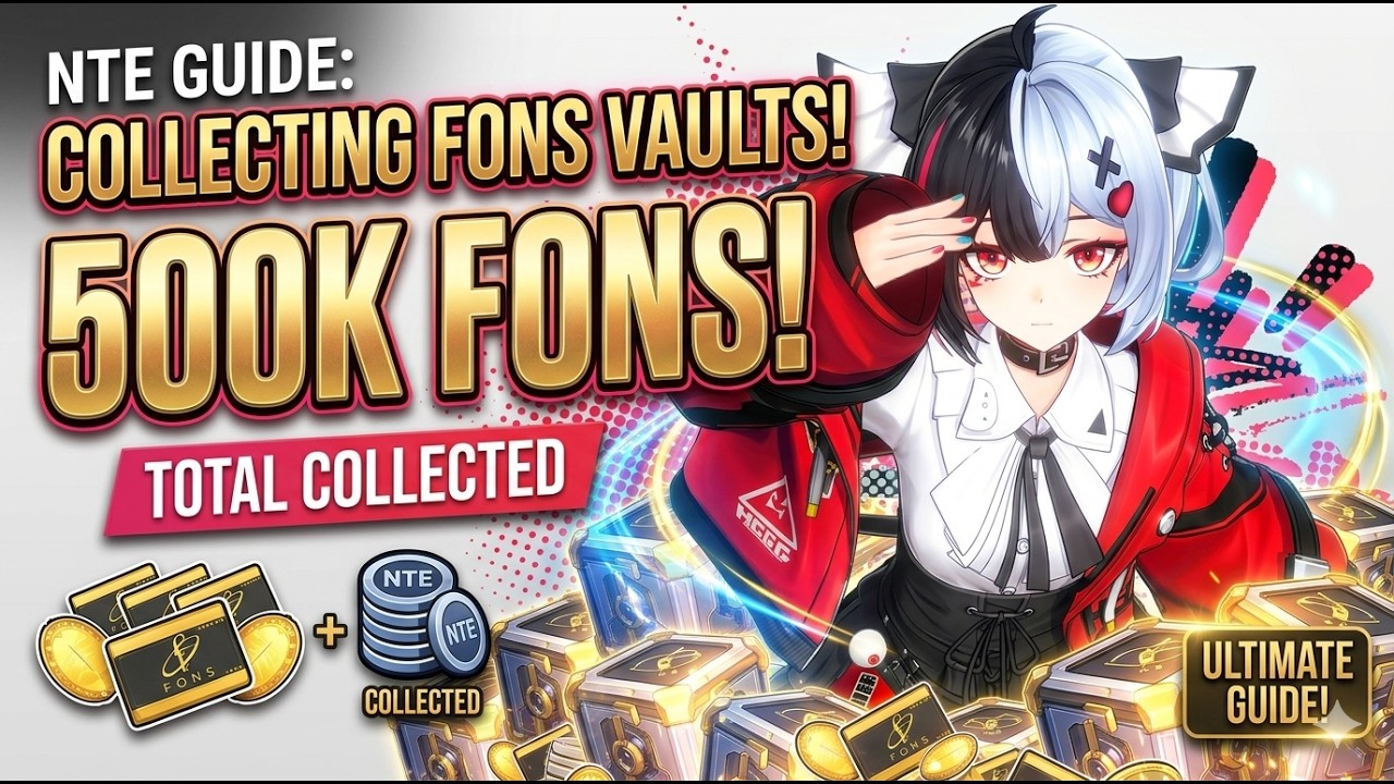 Get 500K FONS instantly! NTE Vault Locations