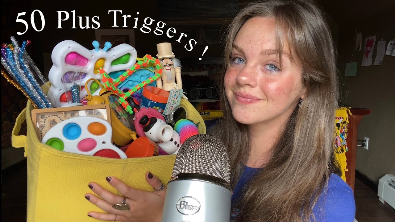 ASMR My ENTIRE Box of Triggers