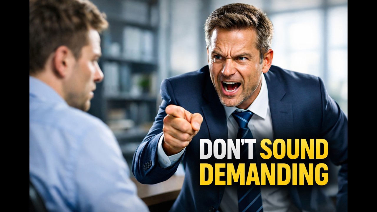 Stop Sounding Demanding — Ask for Things Like This Instead