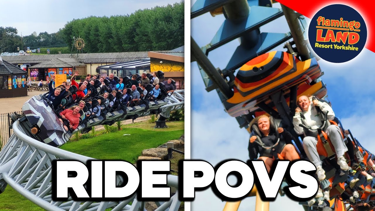 ALL MAJOR Ride POV's At Flamingo Land Resort!