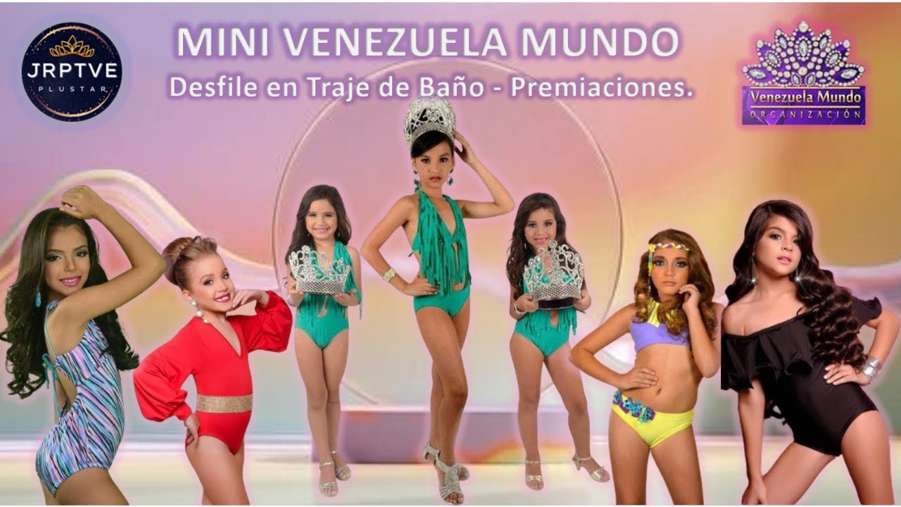 PREMIACIONES - DESFILE EN TRAJE DE BAÑO 👑 MINI VENEZUELA MUNDO PARTE 2.