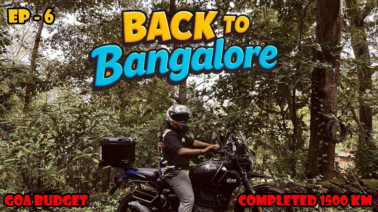 🏍️ Back to Bangalore 🏙️ | 😩 Lost My Gloves on the Ride! 🧤 | EP-6 | ಕನ್ನಡ MotoVlogger🔥Yezdi adventure