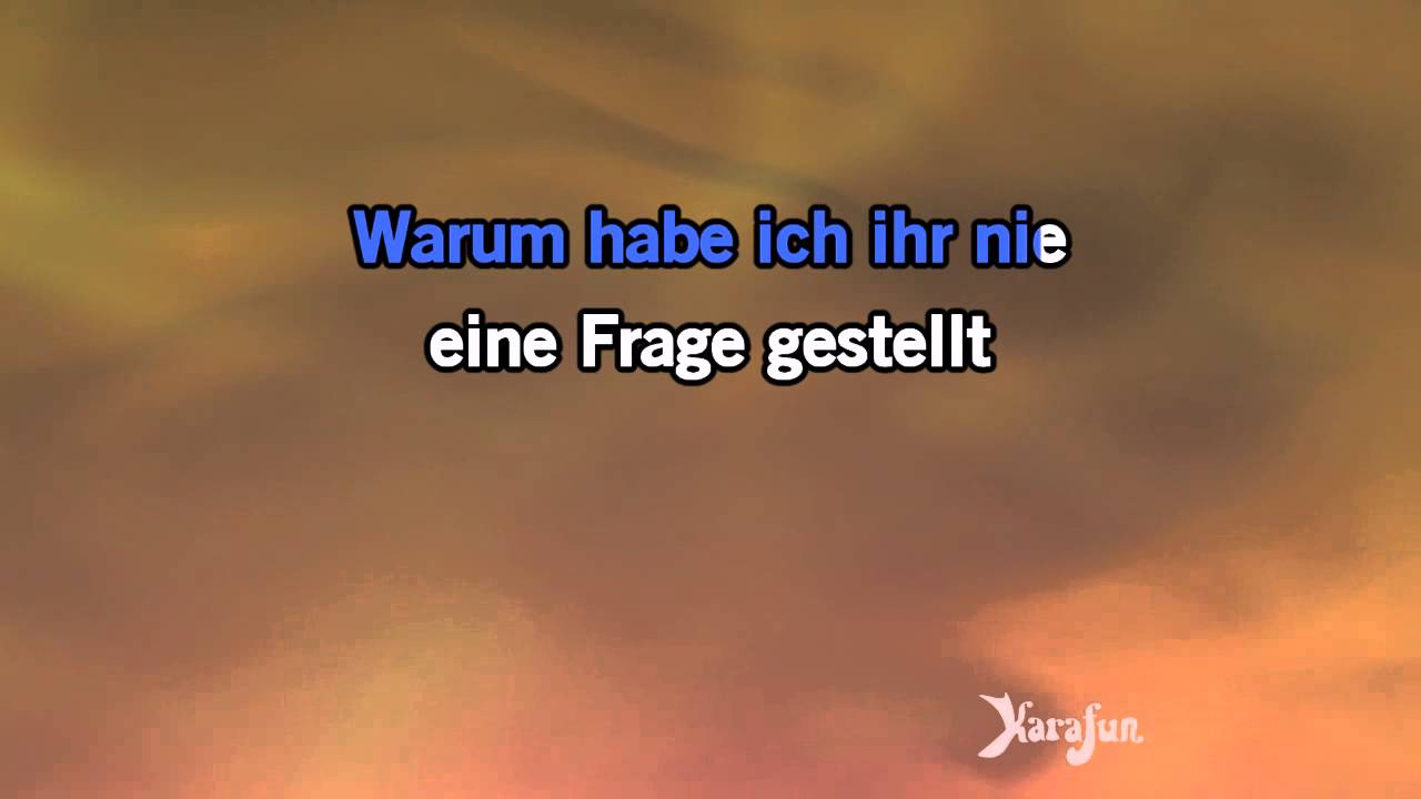 Karaoke Tür An Tür Mit Alice - Howard Carpendale *