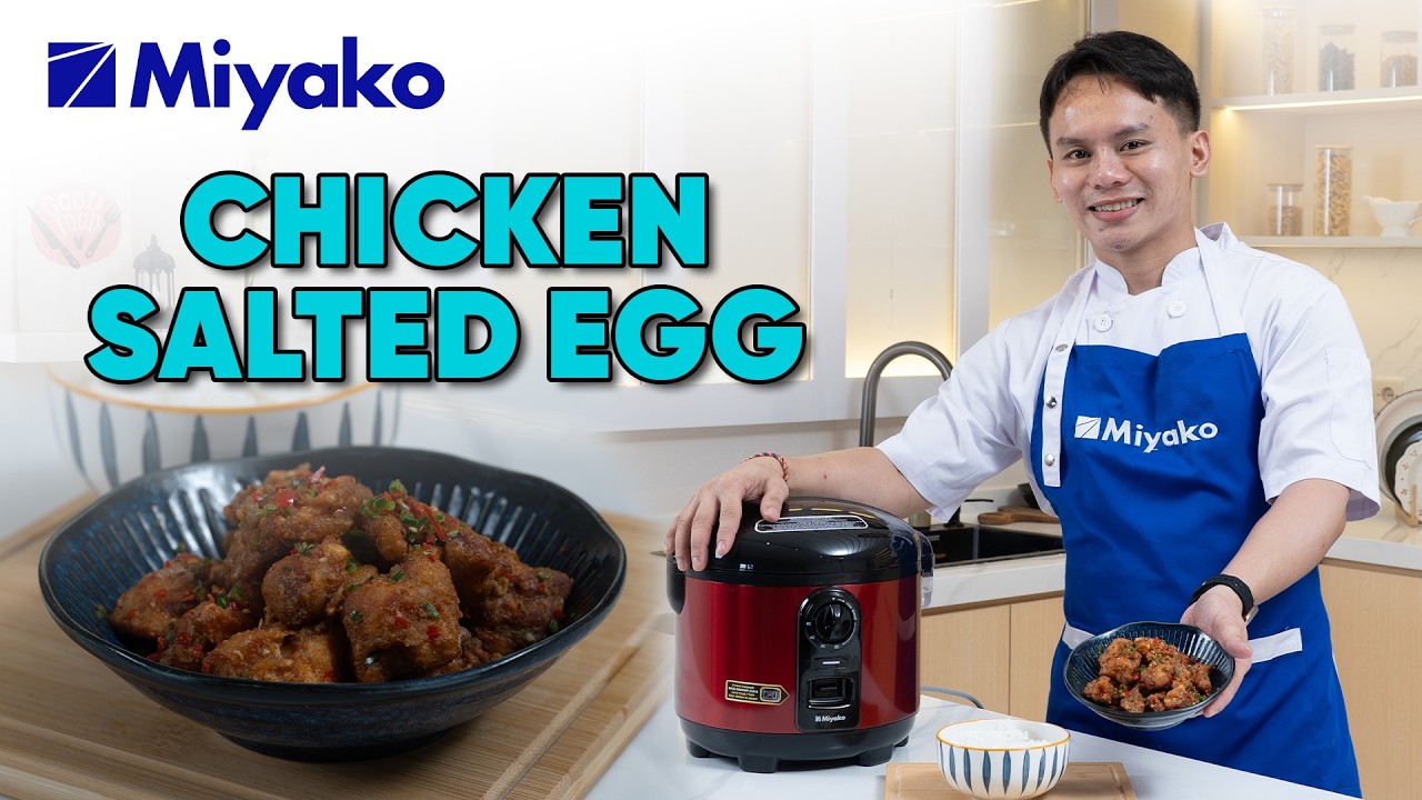 Crispy & Juicy Chicken Salted Egg ala Chef Hung | Miyako Indonesia
