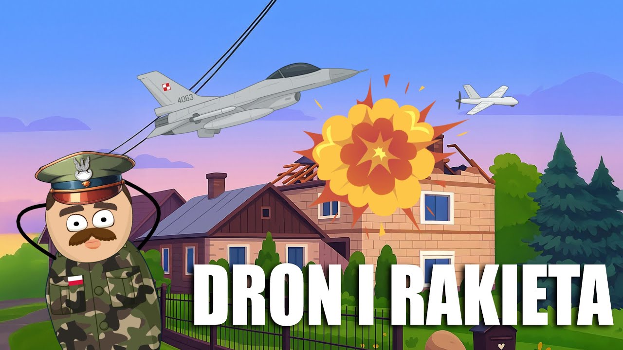 Polska rakieta demoluje dom
