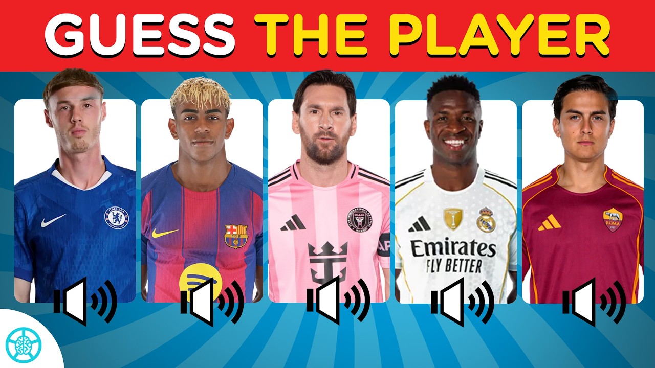 Guess The Football Player By His Voice I Level Easy To Hard I Football Quiz 2025-2026