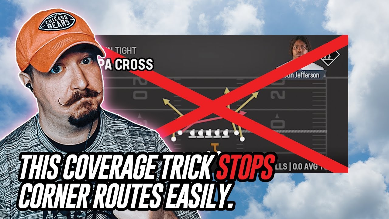 Glitchy Coverage Trick Stops Corner Routes. Madden 23