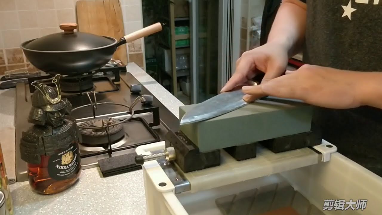 Sharpening Teruyasu Fujiwara Maboroshi Shirogami#1 Gyuto 210mm/240mm