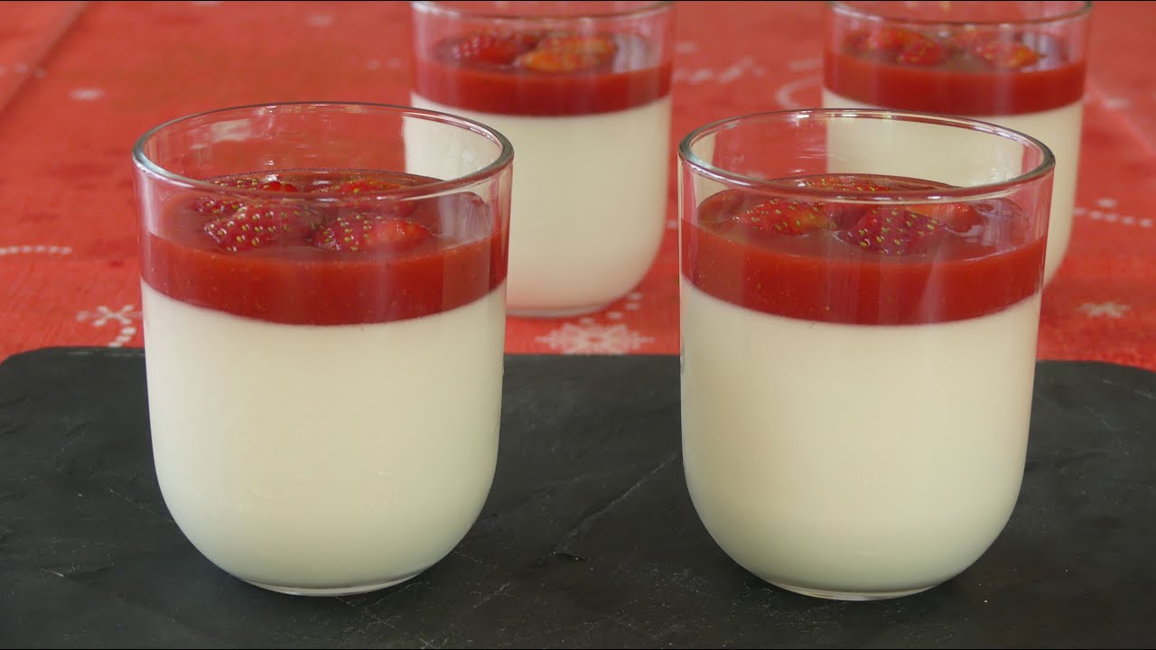Recette de Panna Cotta à la Fraise
