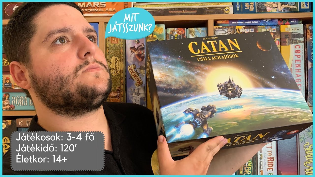 Catan Csillaghajósok Játékbemutató