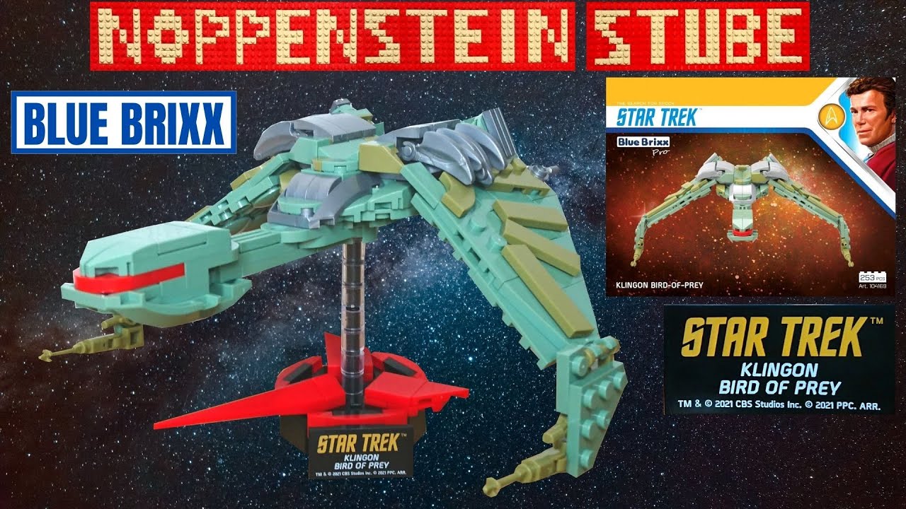Fl&uuml;gel Probleme ! Blue Brixx Pro Star Trek Klingon Bird of Prey Mini Modell | Aufbau | Review 104169