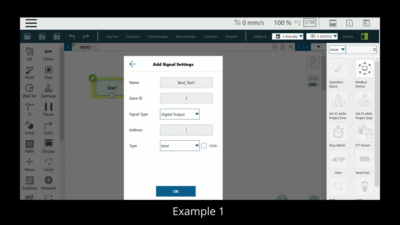 Guide Video : How to Create Variables of Modbus in TMFlow