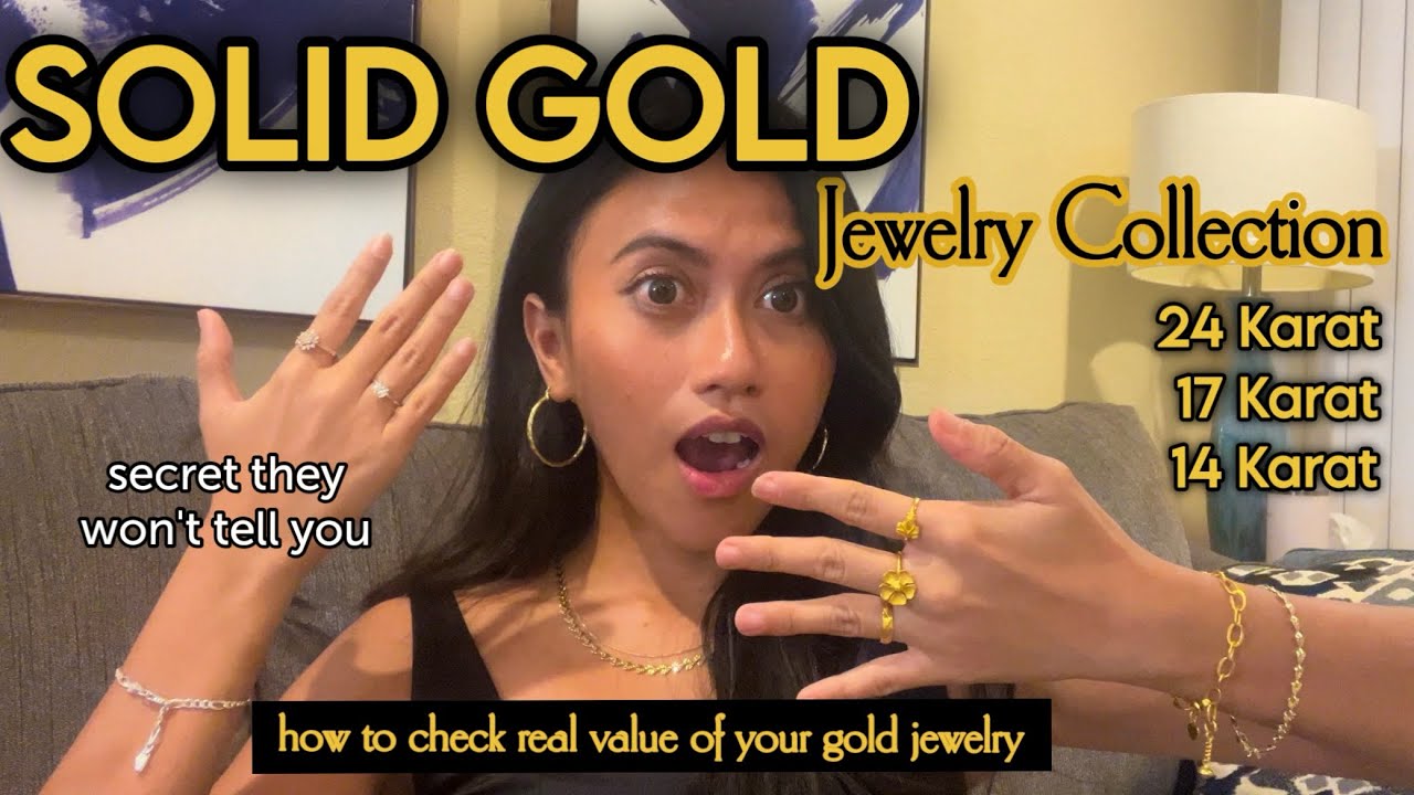 MY JEWELRY COLLECTION | 24 KARAT SOLID GOLD | FINE GOLD JEWELRY