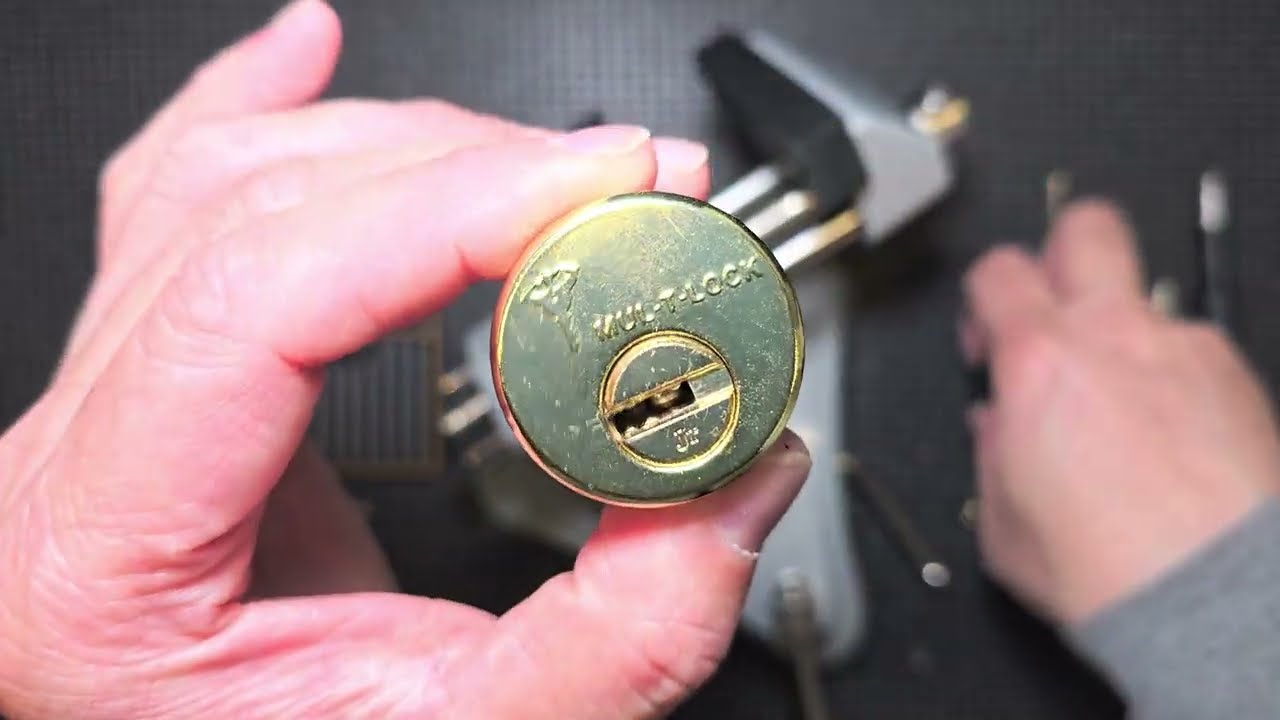 6) Mul-T-Lock Junior Picked and Gutted