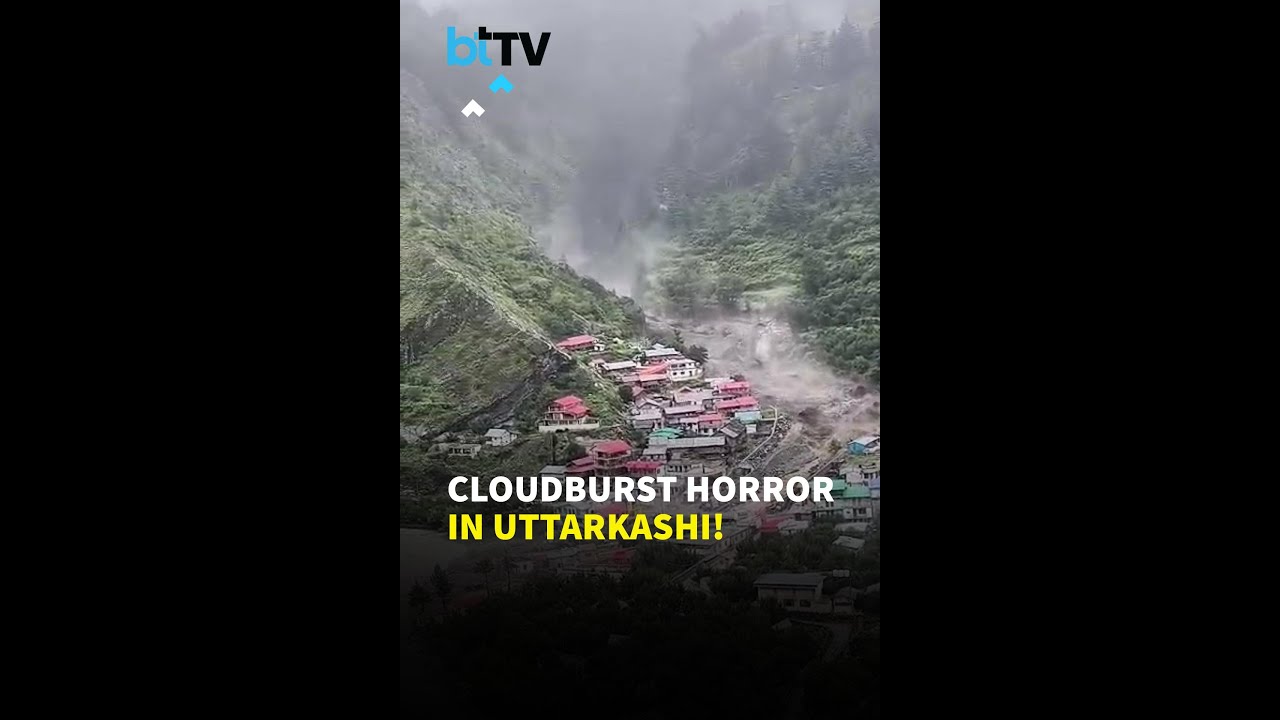 Cloudburst Horror In Khir Ganga: Dharali Village Flooded, Many Feared Trapped