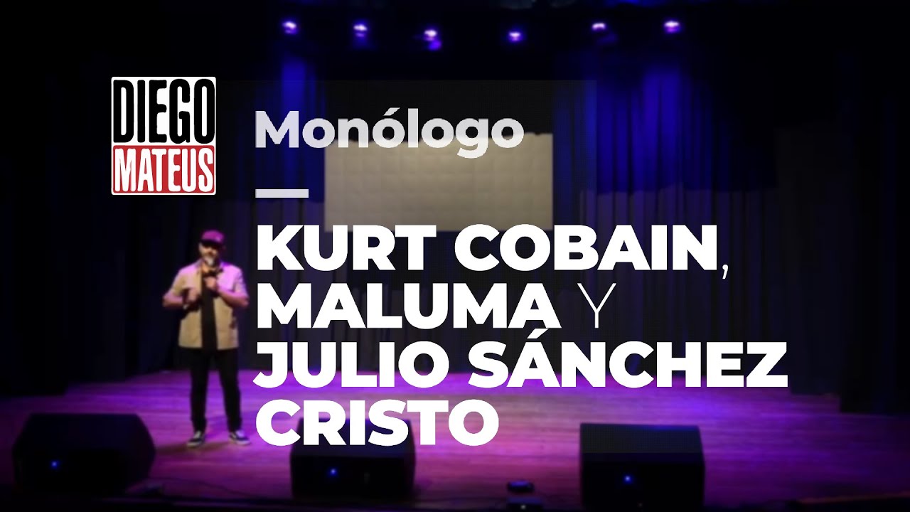 Diego Mateus monólogo: Kurt Cobain, Maluma y Julio Sánchez Cristo