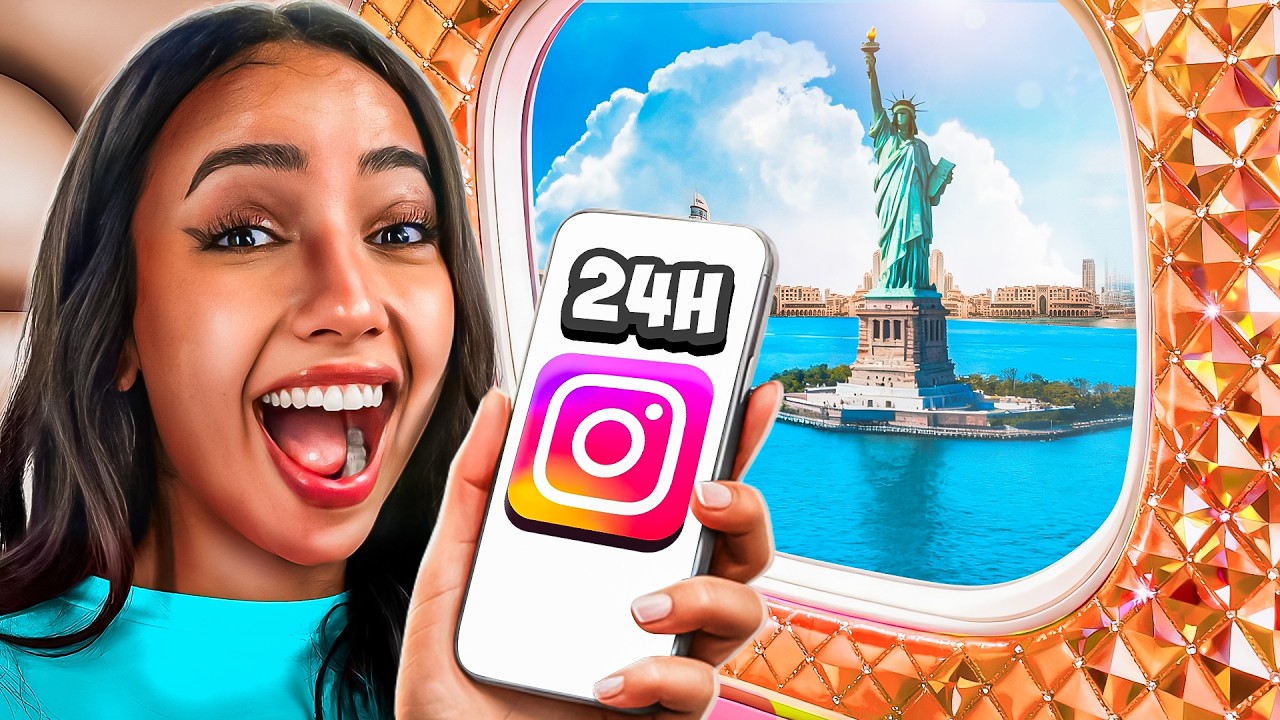 Instagram CONTRÔLE Ma VIE à NEW YORK Pendant 24H !
