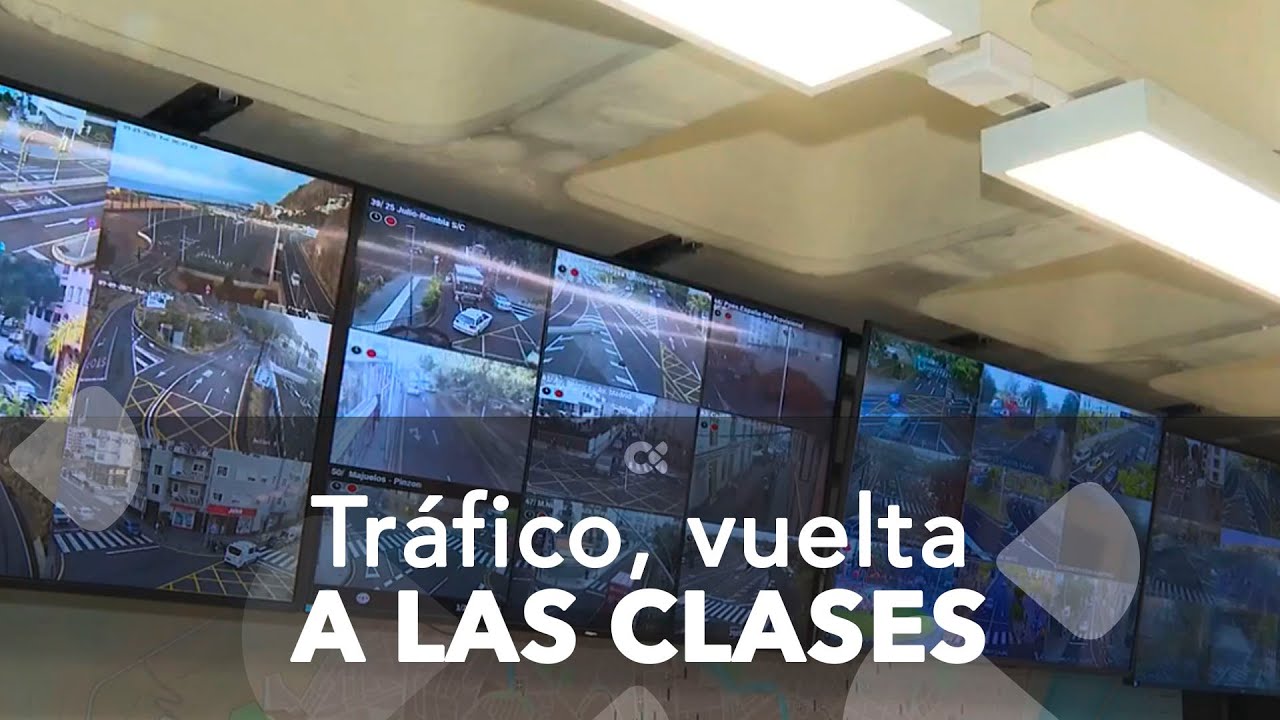 La vuelta a las clases trae consigo más tráfico en Canarias