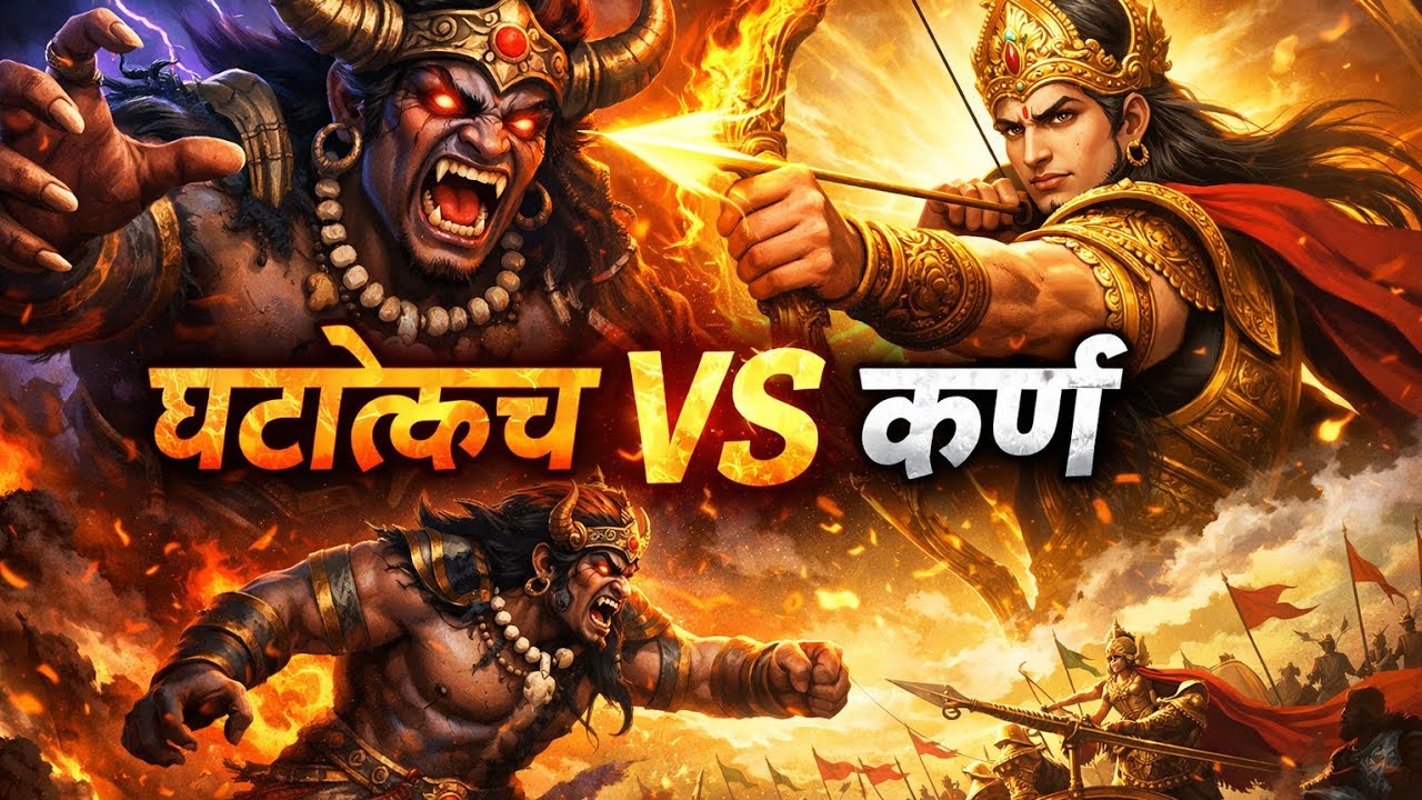 घटोत्कच की मृत्यु पर आखिर क्यों मुस्कुराने लगे श्रीकृष्ण?#bhakti 