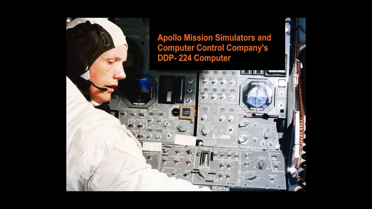 NASA Apollo Mission Simulator, Computer Control Company DDP-224 minicomputer Honeywell Framingham MA