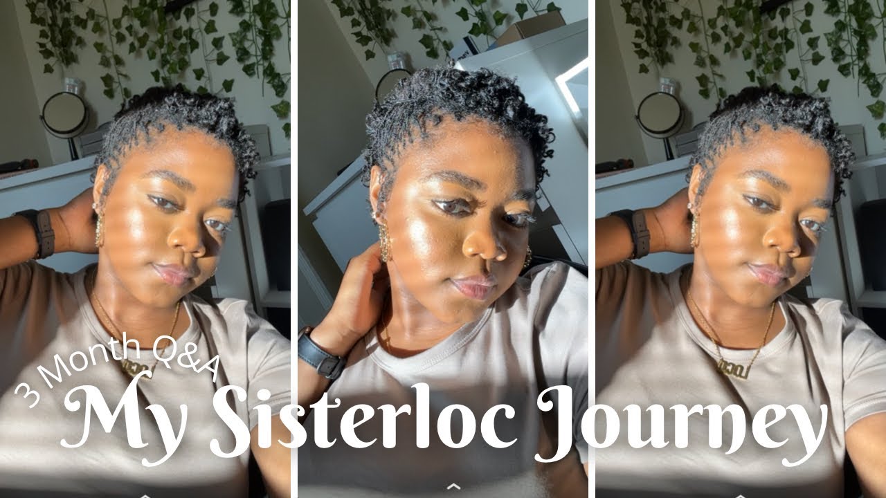 I Locd My Hair ✨ My 3 Month TWA Sisterloc Journey! | Q&A With Pictures | AllThingsDejaNicole