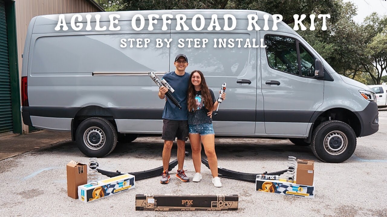 How to Install an Agile Offroad RIP Kit on a 2024 AWD Sprinter Step by Step