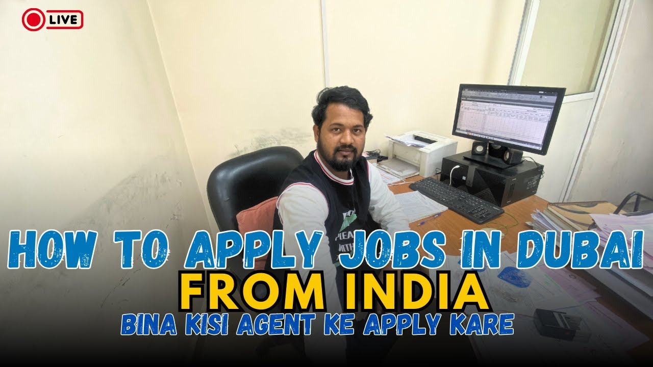 How to Apply jobs in Dubai From India 🇮🇳 2025 | Step-by-Step Guide |Maiindia