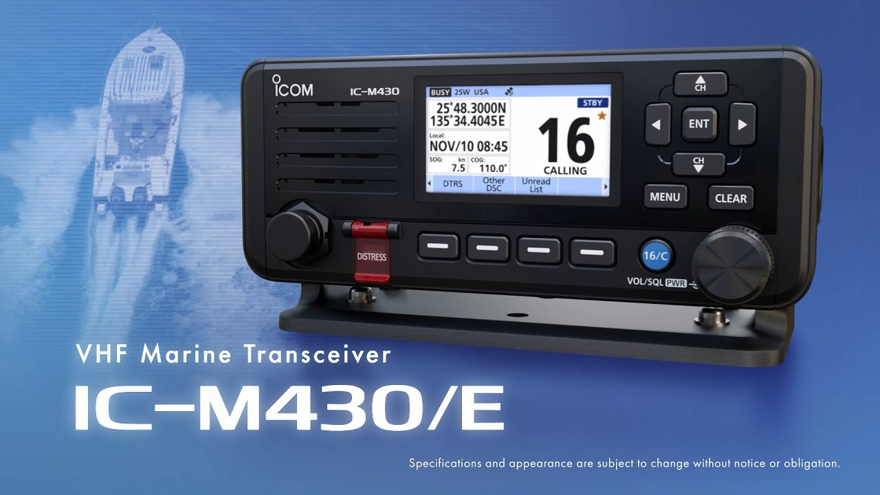 Icom IC-M430/E VHF Marine Transceiver Promotion Video