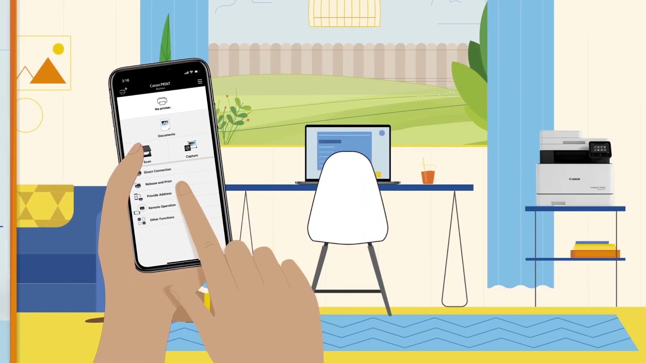 Canon PRINT Business App with Remote Operation