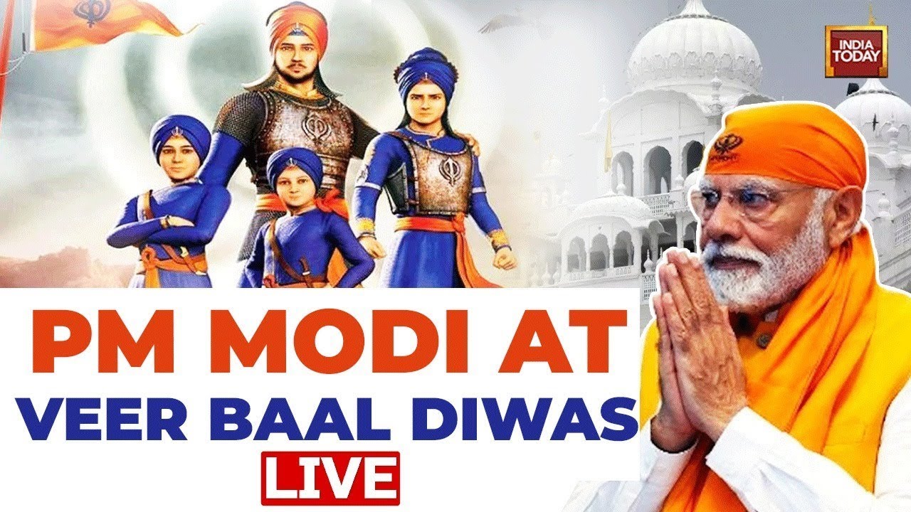 PM Modi Live: PM Modi Participates In Veer Baal Diwas | Bharat Mandapam | India Today Live
