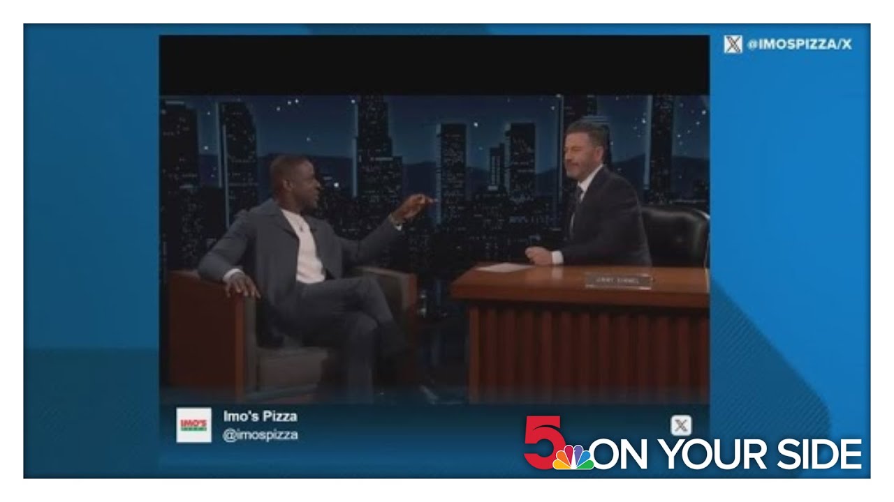 Sterling K. Brown defends St. Louis-style pizza on 'Jimmy Kimmel Live!'