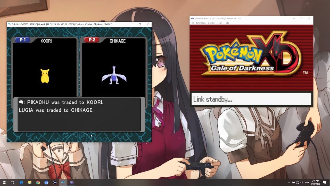 [GCN-GBA] GameCube and GameBoy Advance Pokemon Trading and Obtaining Jirachi via Emulator