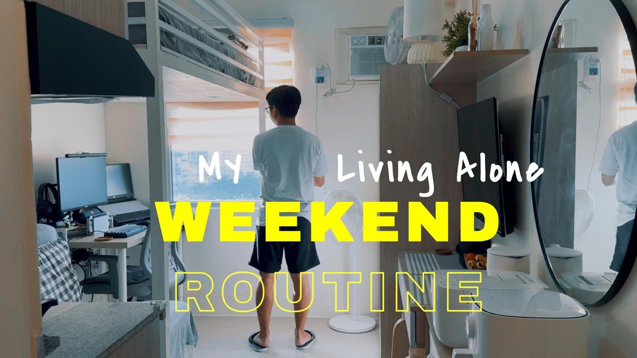 How I Spend My Weekend in a Tiny 13sqm Space | Living Alone in the Philippines